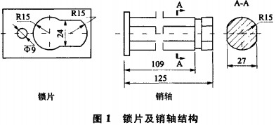 鏈斗輸送機鎖片銷軸結構 鏈斗輸送機鎖片銷軸結構